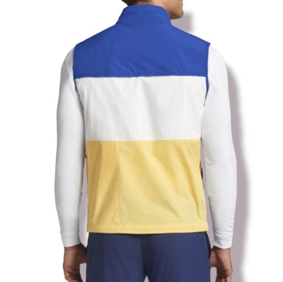 Peter Millar Sailing Vest in Nautilus Blue Multi Stripes Size 2XL - Picture 10 of 12